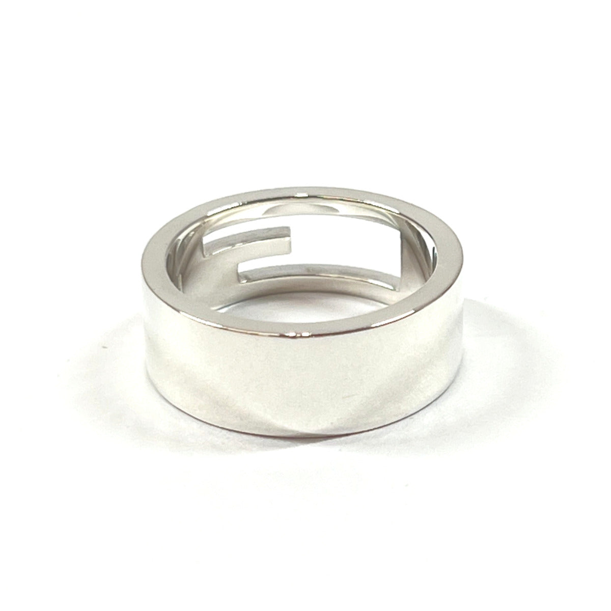 GUCCI Ring Silver925 Silver Branded Cutout G