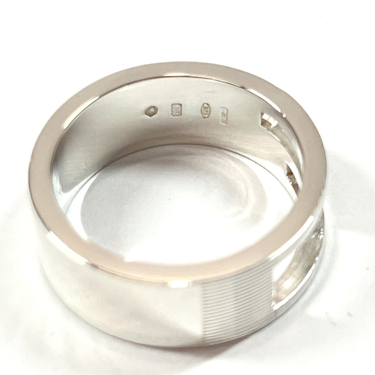 GUCCI Ring Silver925 Silver Branded Cutout G