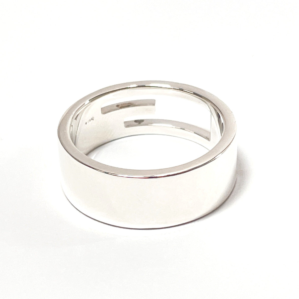 GUCCI Ring Silver925 Silver Branded Cutout G 21