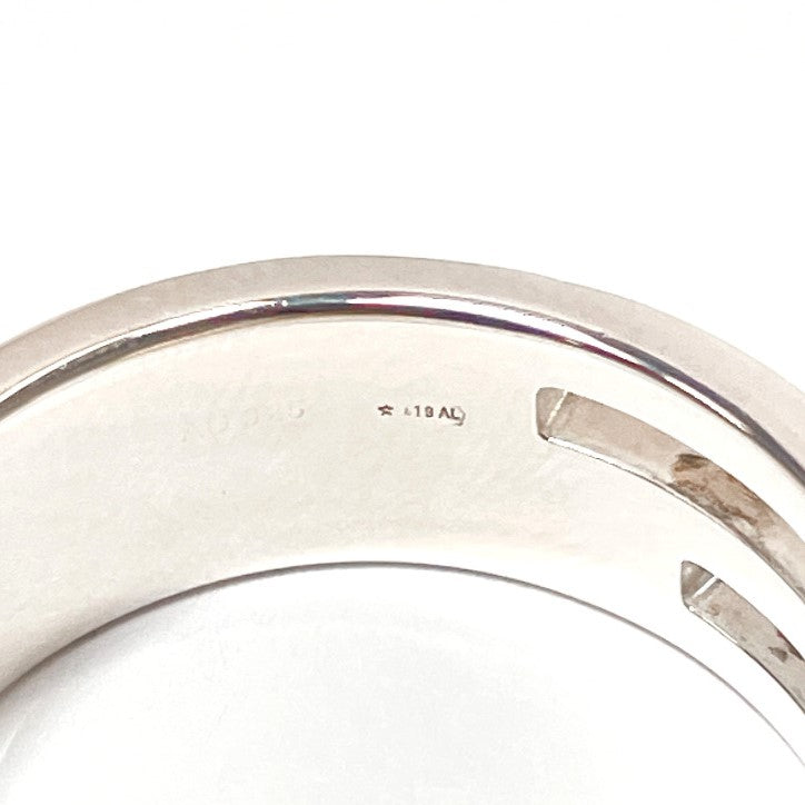 GUCCI Ring Silver925 Silver Branded Cutout G 21