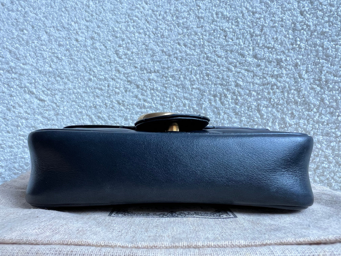 Gucci GG Black Marmont Super Mini Shoulder Bag (RRP £985)