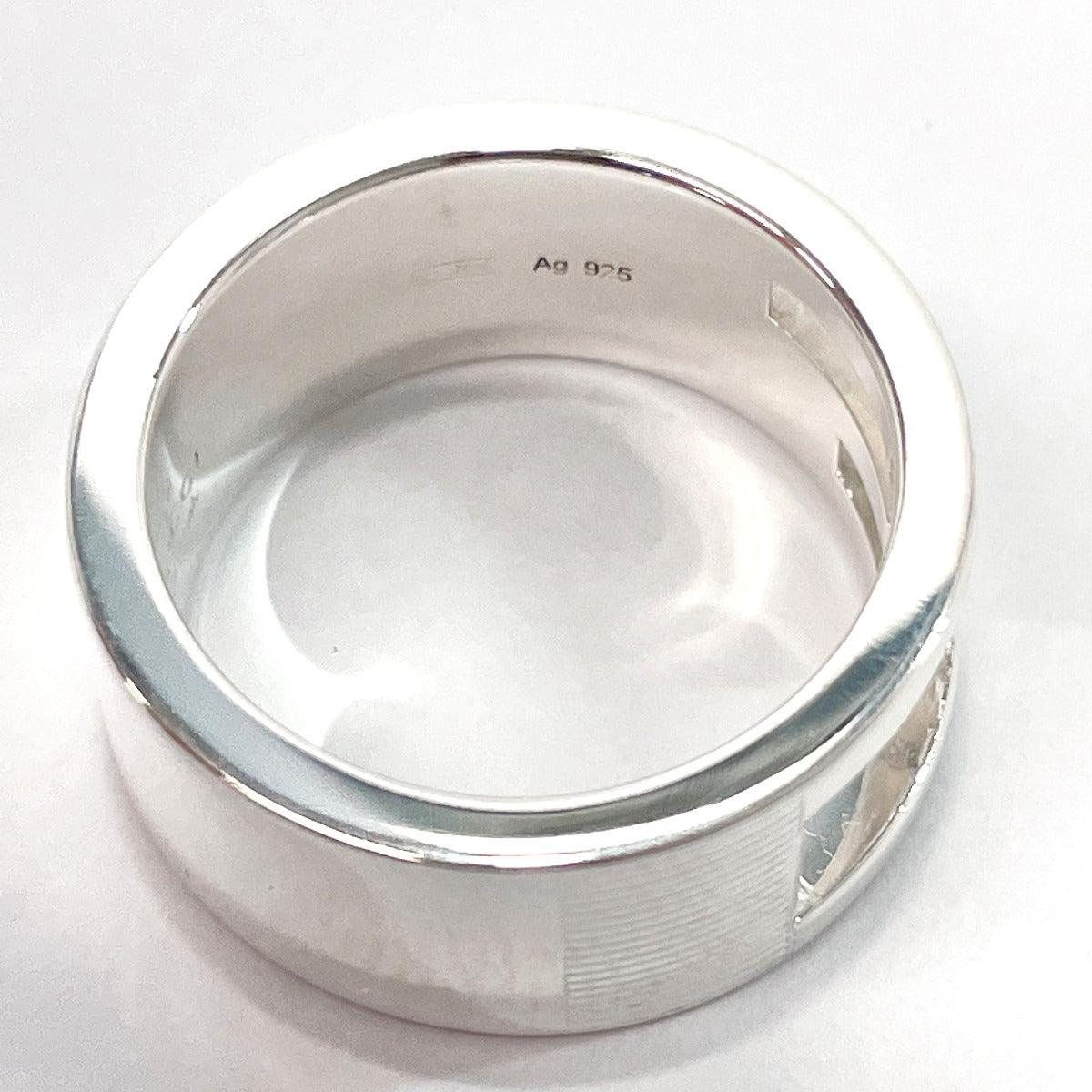 GUCCI Ring Silver925 Silver Branded Cutout G