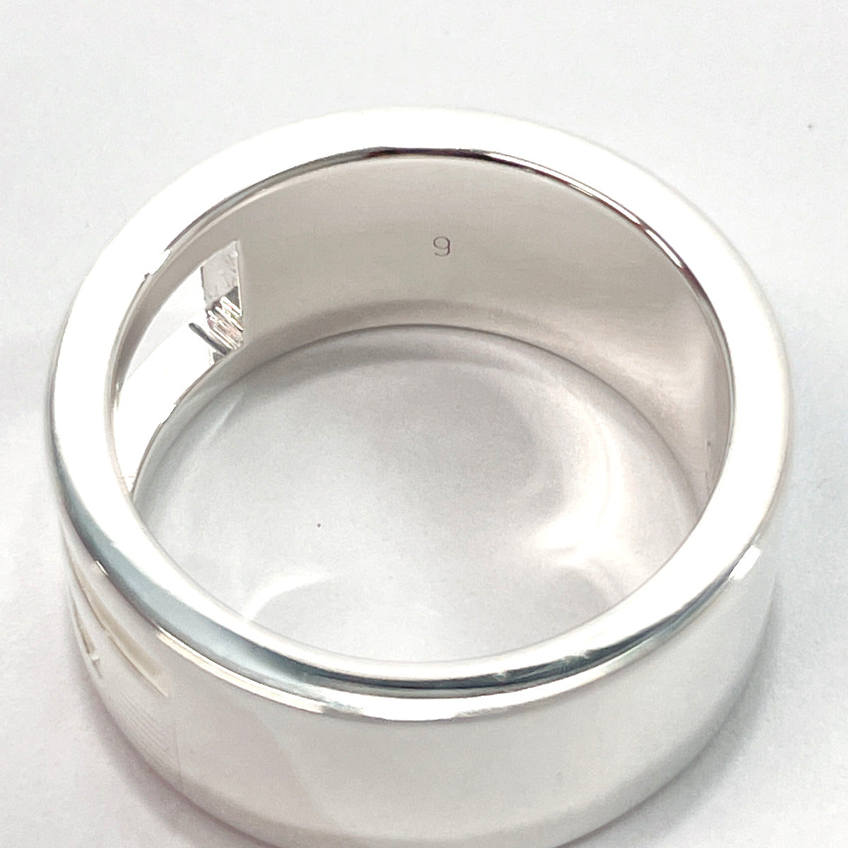 GUCCI Ring Silver925 Silver Branded Cutout G