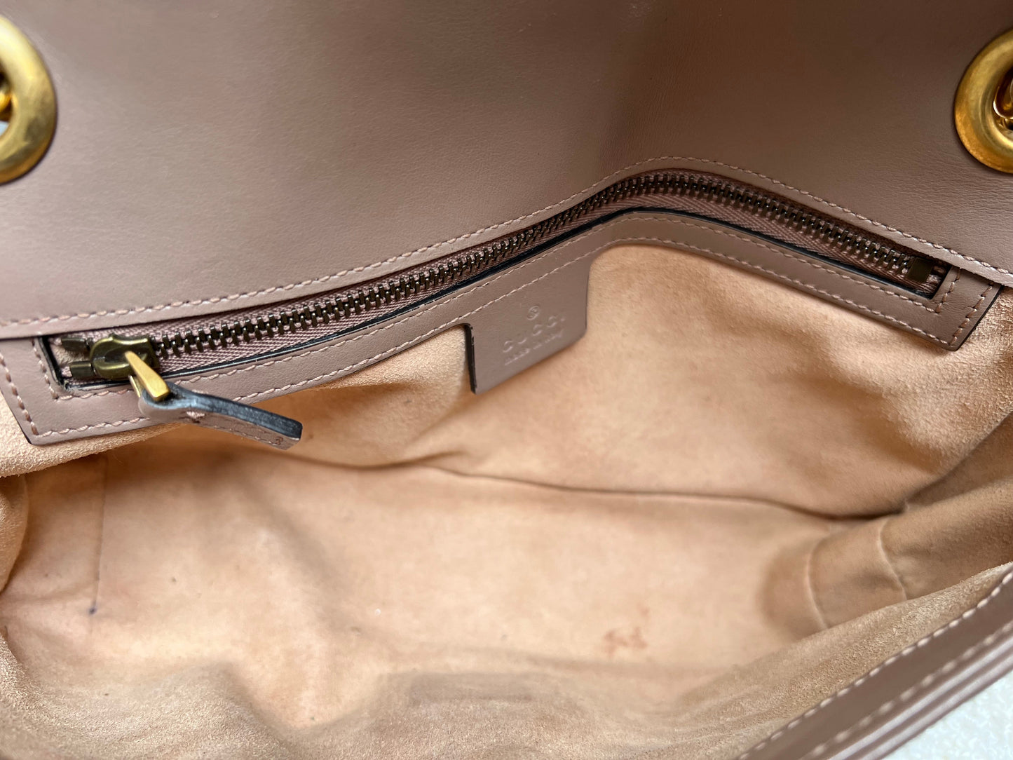 Gucci GG Dusty Pink Marmont Small Shoulder Bag (RRP £2070)