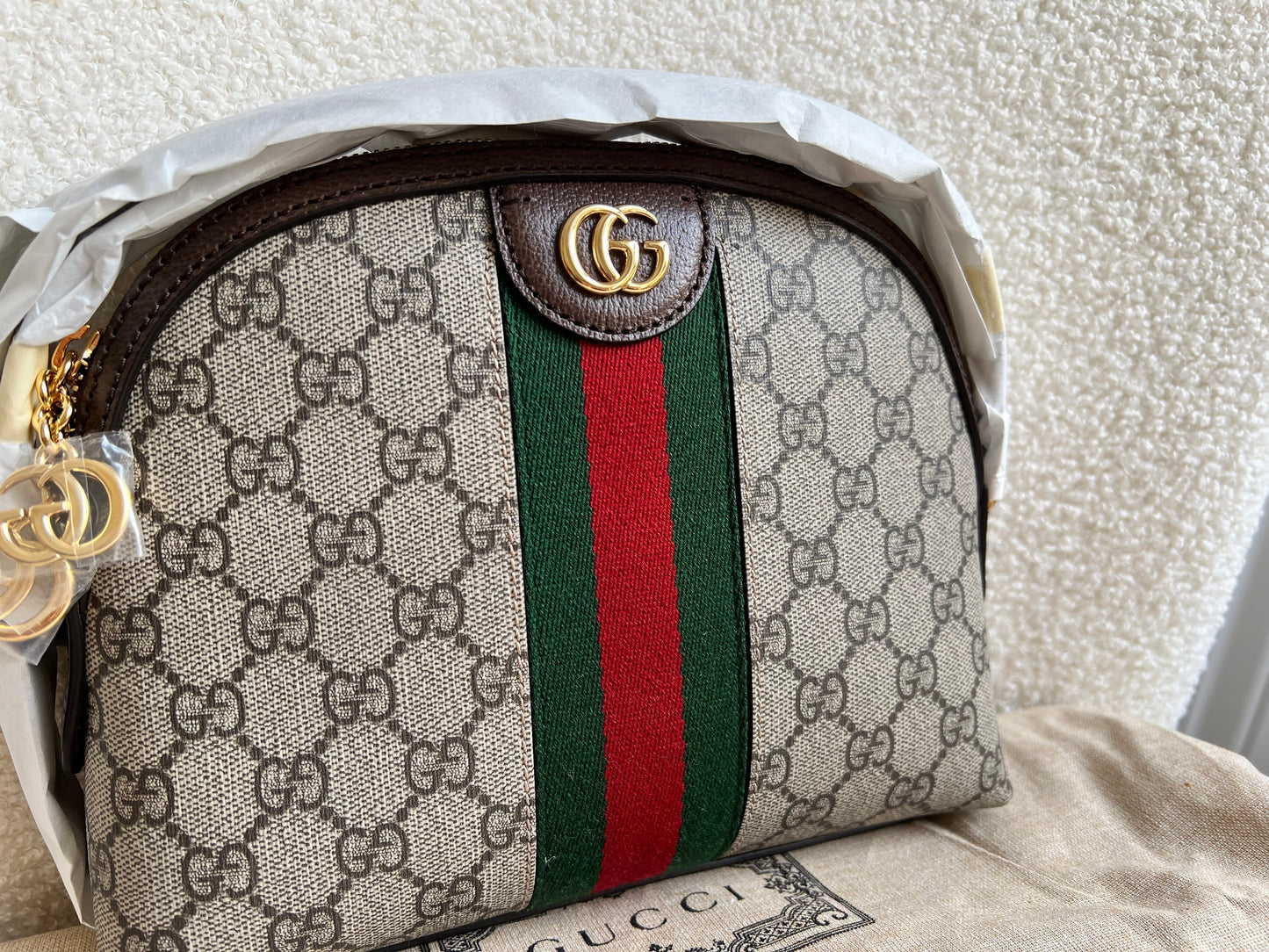 Gucci Ophidia GG Supreme Rounded Top Shoulder Bag (RRP £1,380)