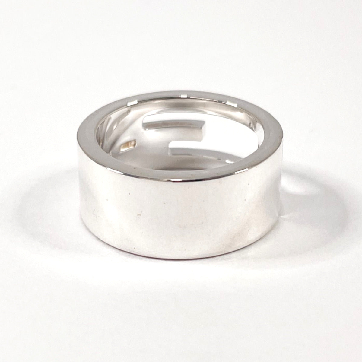 GUCCI Ring Silver925 Silver Branded Cutout G