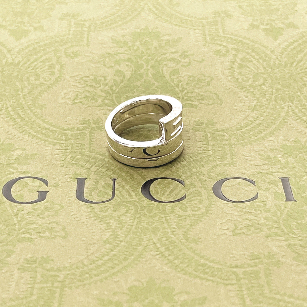 GUCCI Ring Silver925 Silver G logo snake