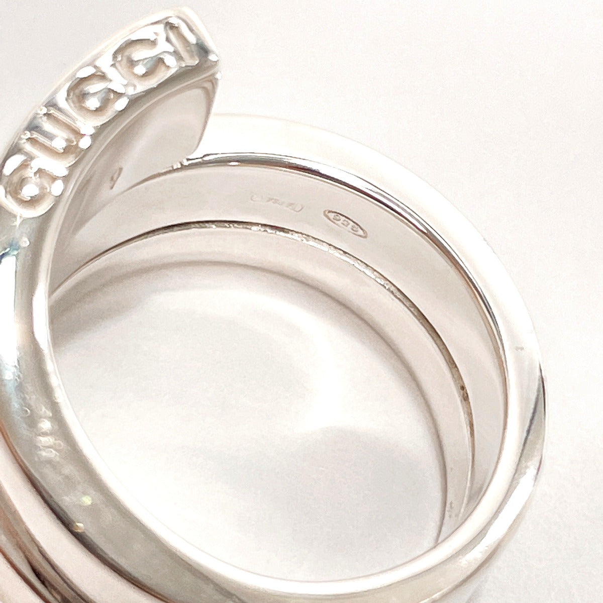 GUCCI Ring Silver925 Silver G logo snake
