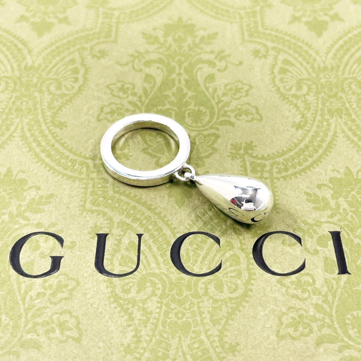 GUCCI Ring Silver925 Silver teardrop