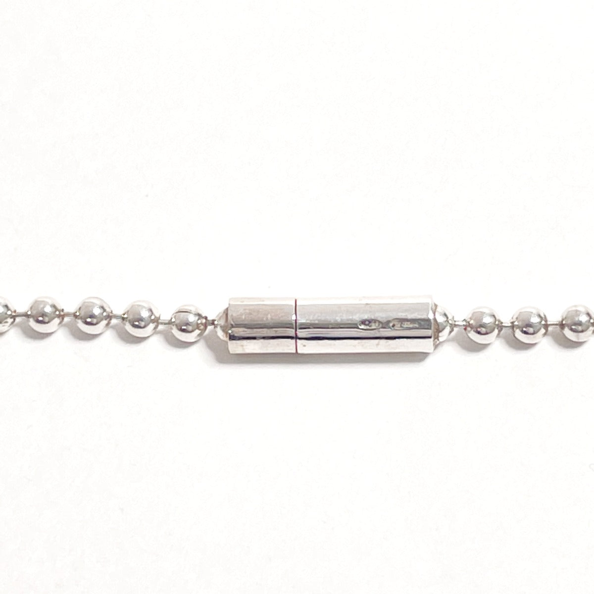 GUCCI Necklace Silver925 Silver Ball chain dog tag double plate