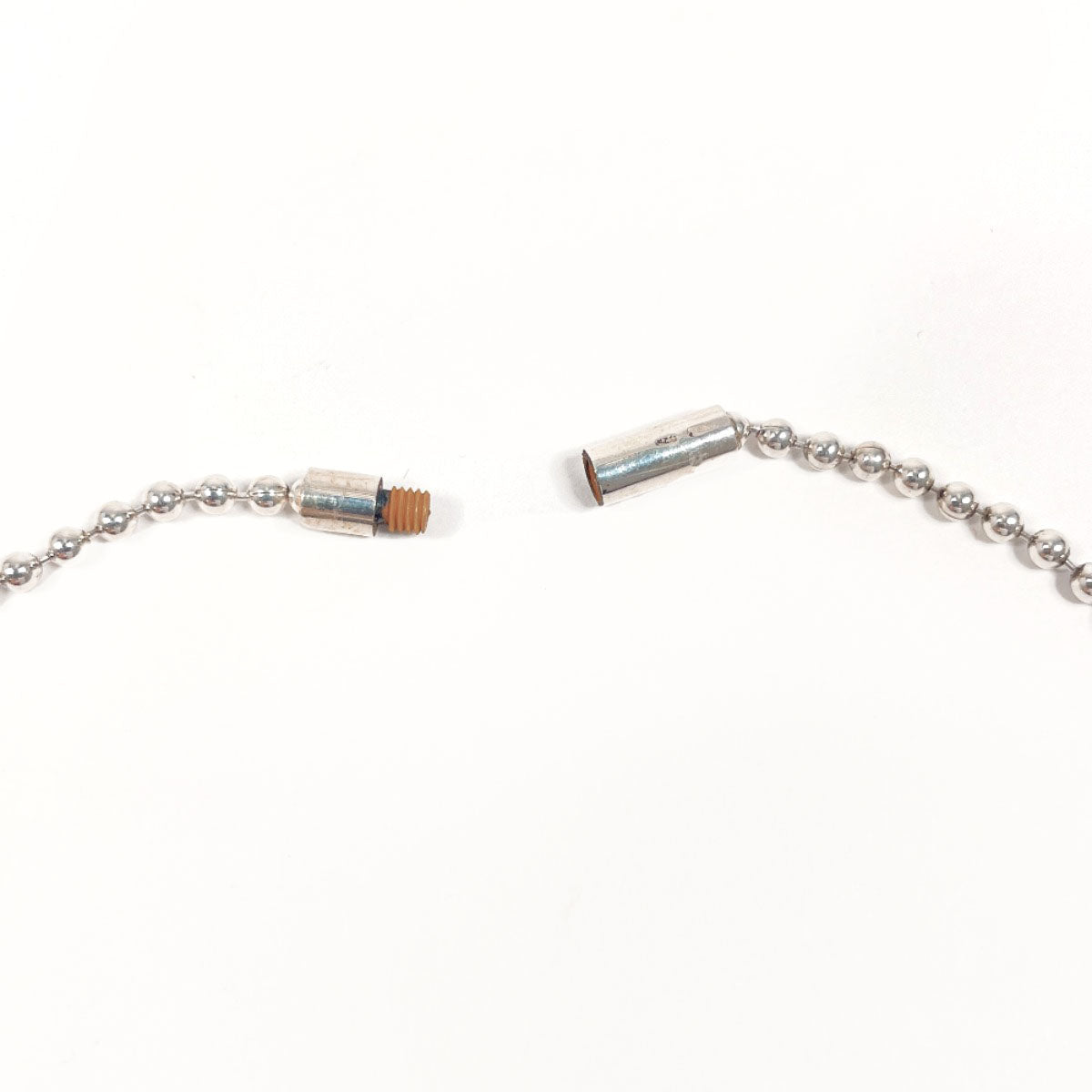 GUCCI Necklace Silver925 Silver Ball chain dog tag double plate