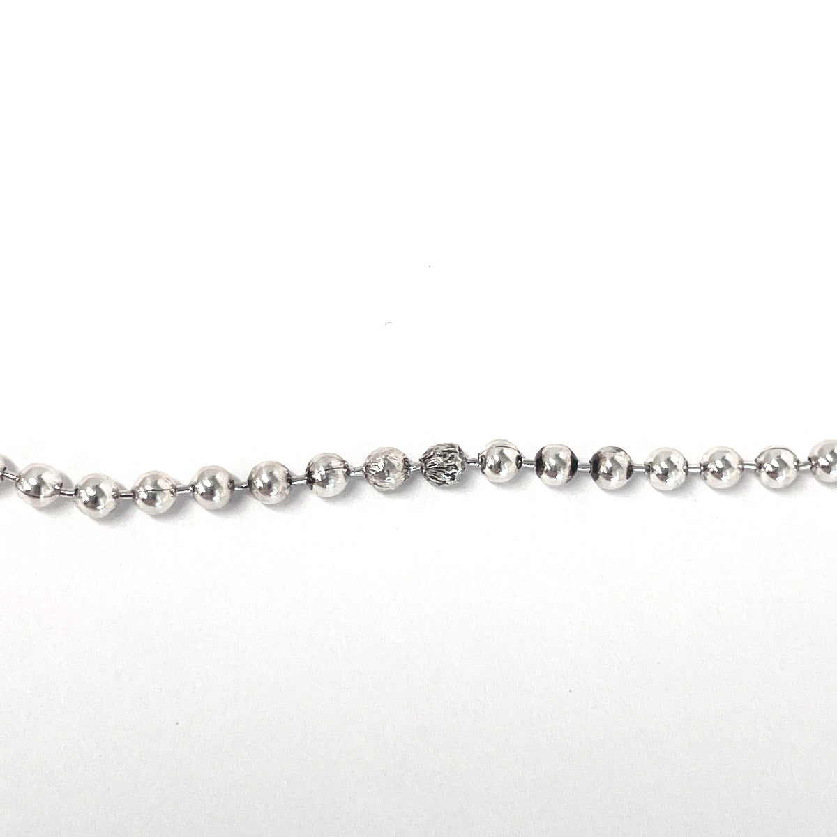 GUCCI Necklace Silver925 Silver Ball chain dog tag double plate