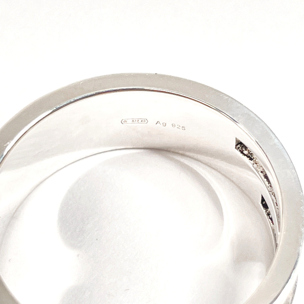 GUCCI Ring Silver925 Silver Branded Cutout G