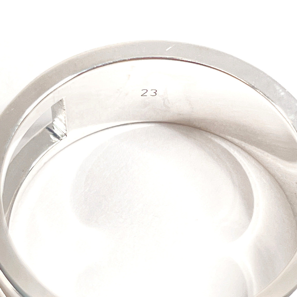 GUCCI Ring Silver925 Silver Branded Cutout G