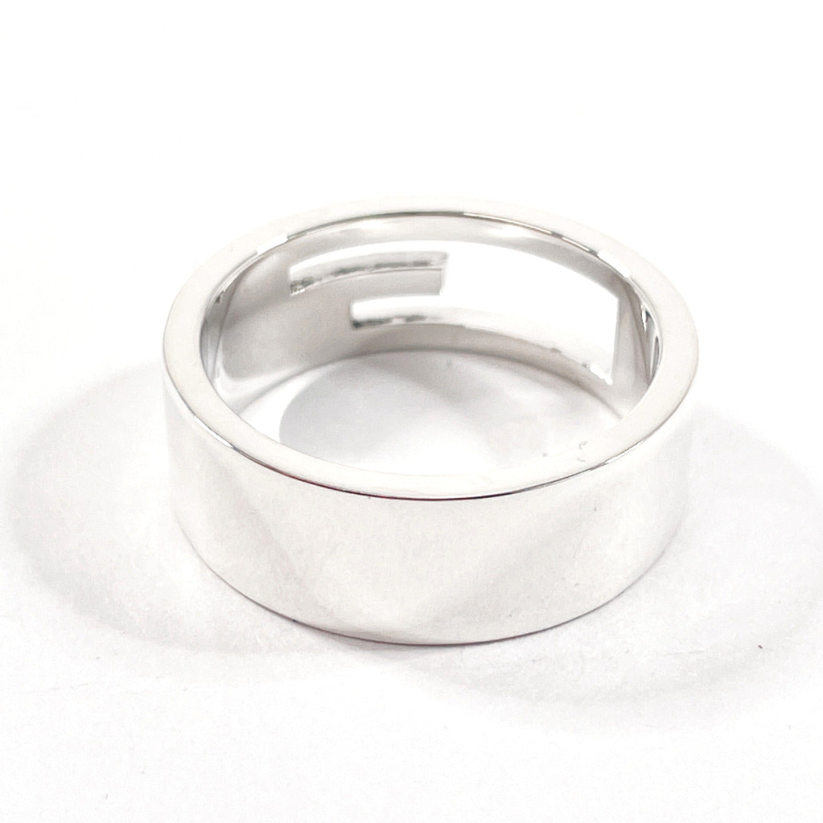 GUCCI Ring Silver925 Silver Branded Cutout G