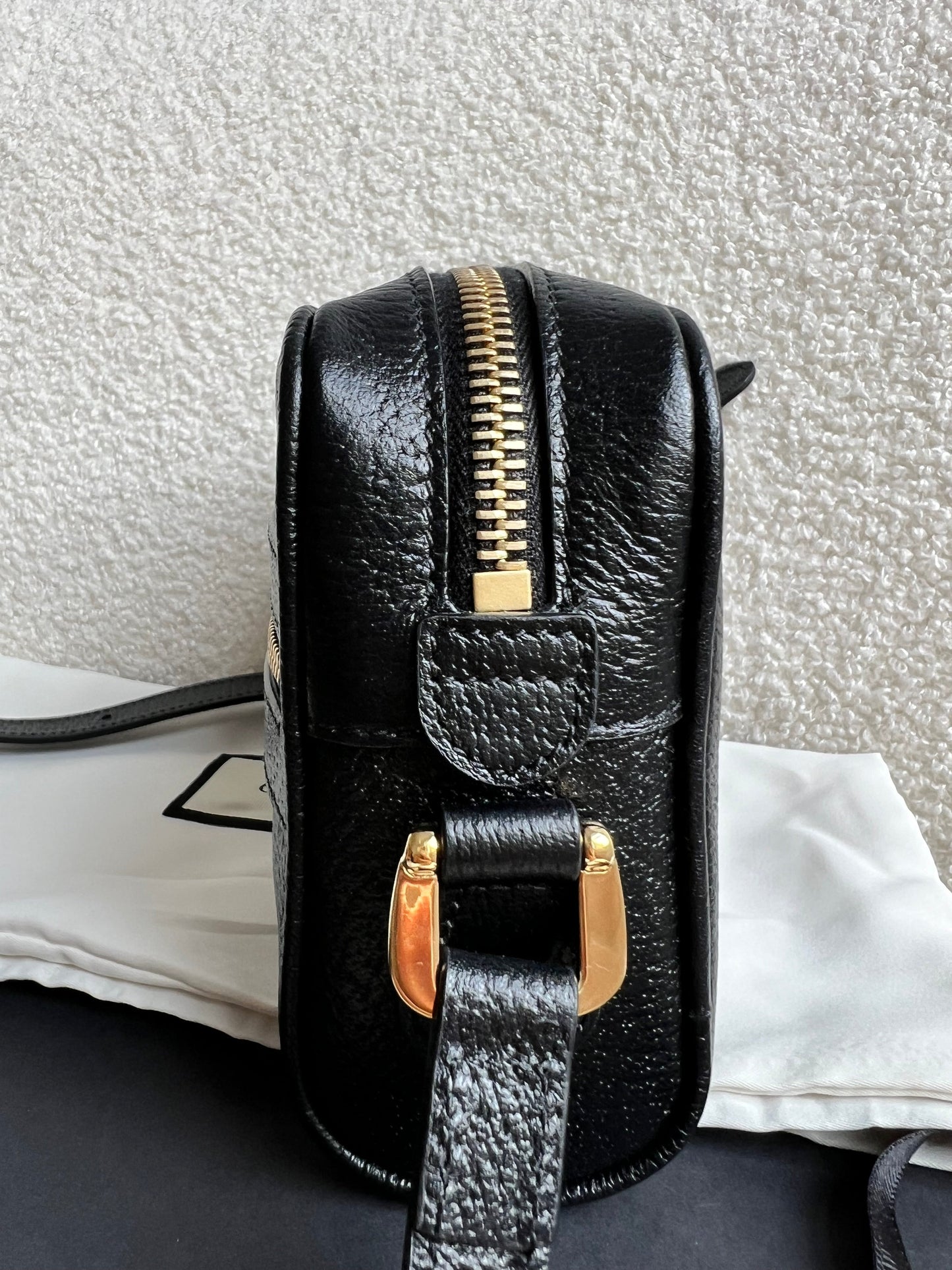 Gucci GG Black Ophidia Mini Shoulder Bag