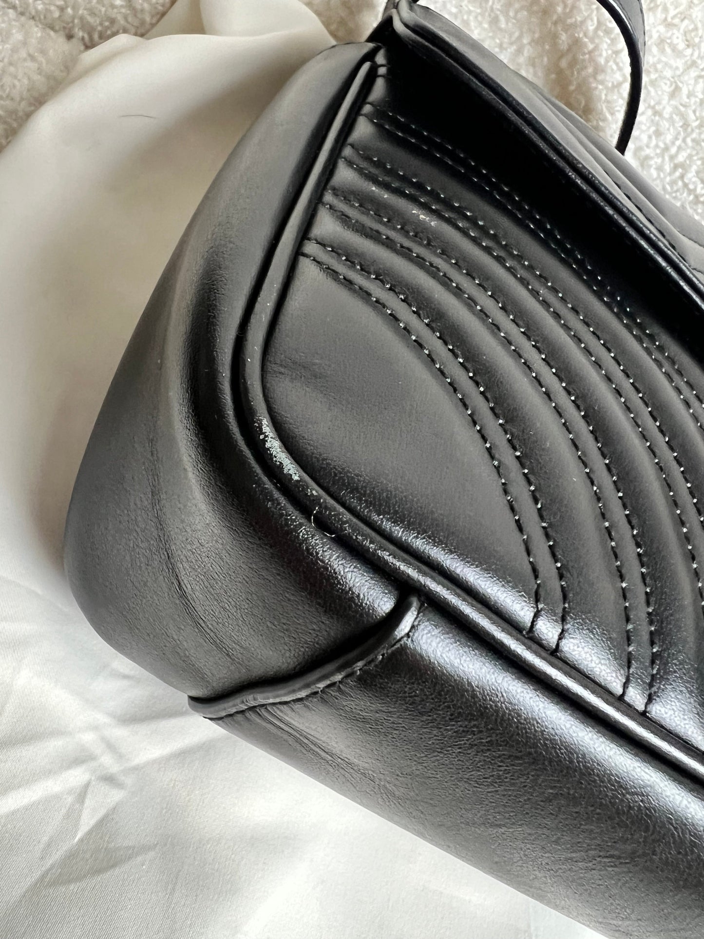 Gucci GG Black Marmont Small Shoulder Bag (RRP £2070)