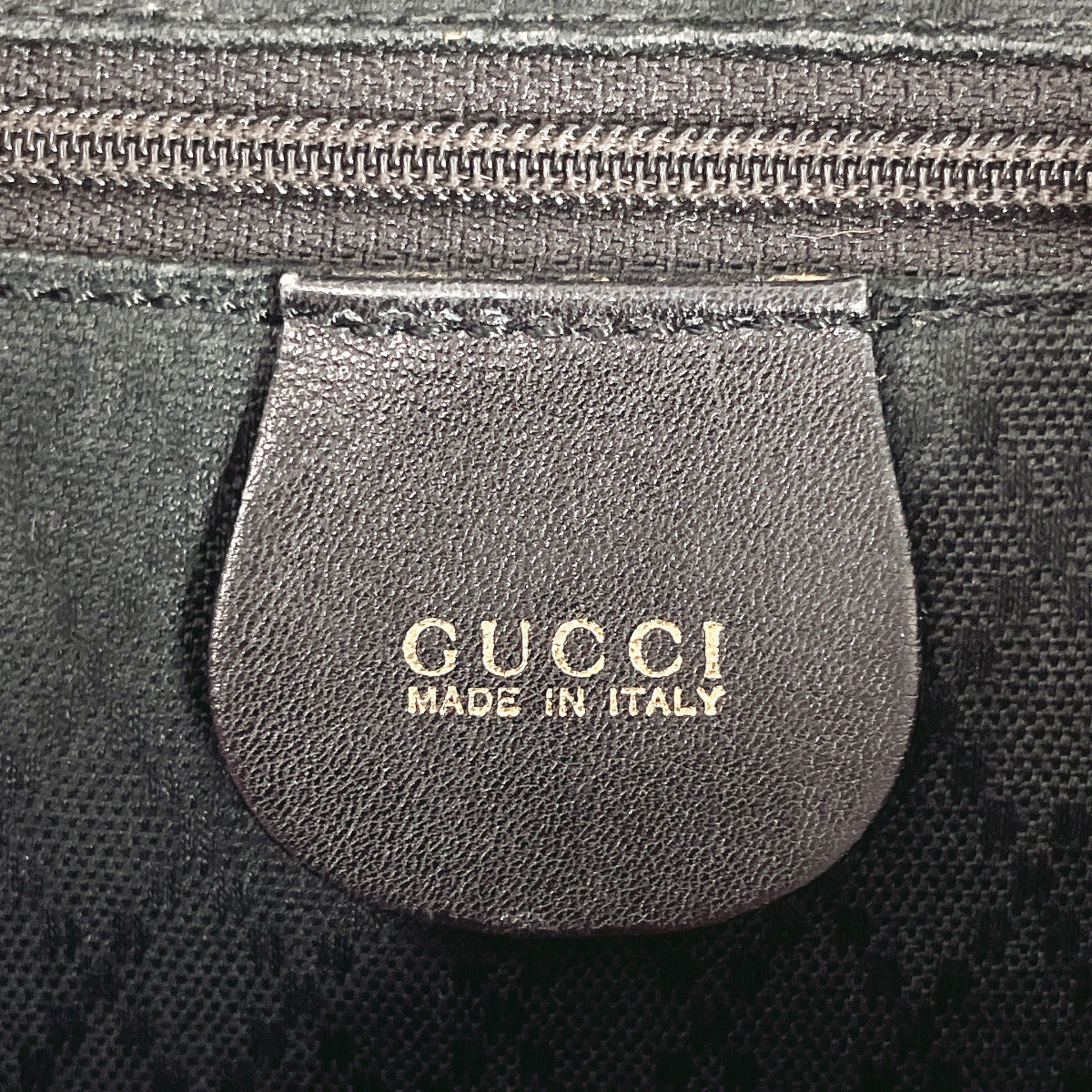 GUCCI Backpack 003 58 0016 leather black Bamboo Women Used