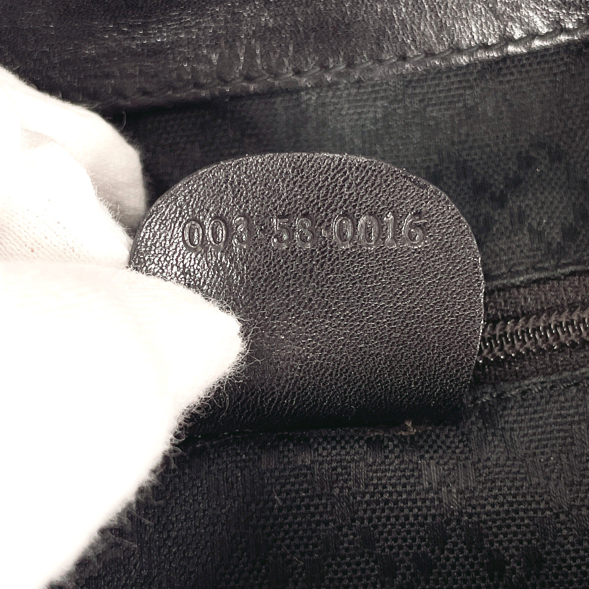 GUCCI Backpack 003 58 0016 leather black Bamboo Women Used