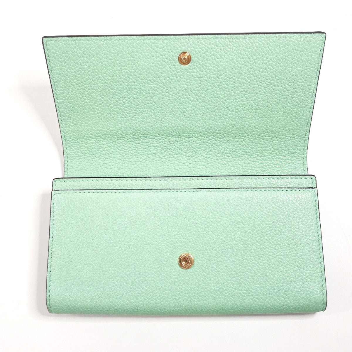 GUCCI Long Wallet Purse 573612 leather green Zumi