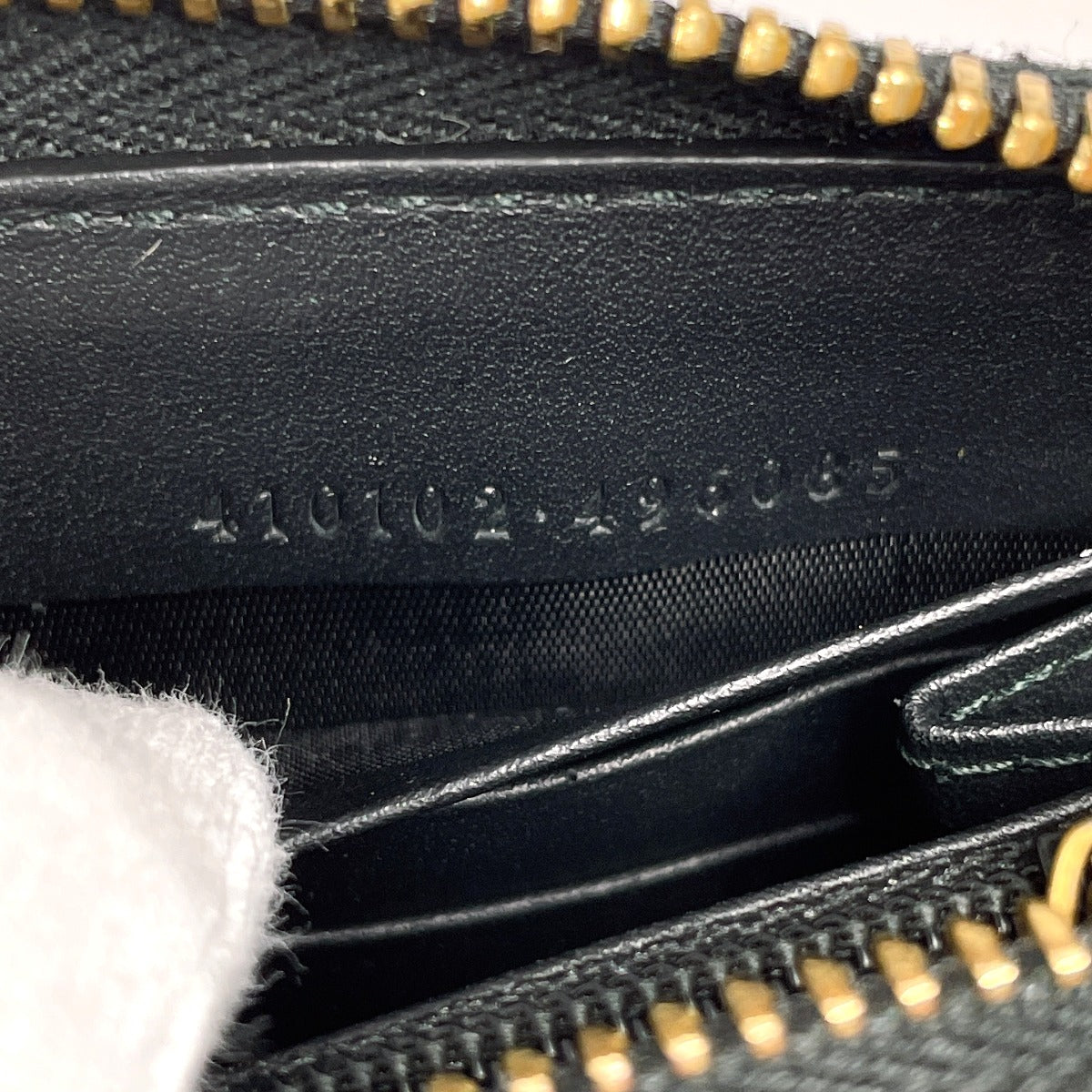 GUCCI Long Wallet Purse 410102 GG Supreme Canvas beige Zip Around