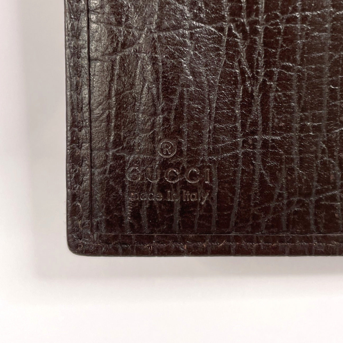 GUCCI Bifold Wallet 138029 GG canvas Brown Sherry line Horsebit unisex Used