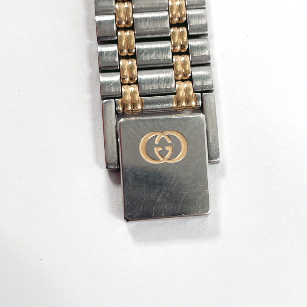 GUCCI Watches Quartz 9000M Stainless Steel Silver gold dial mens Used