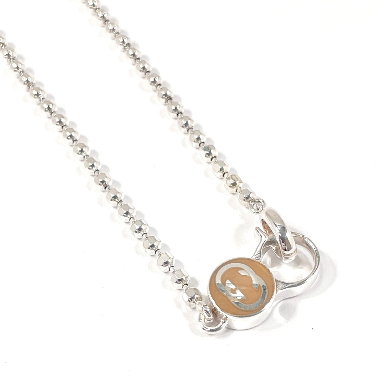 GUCCI Necklace Silver925 Silver GG logo Women Used