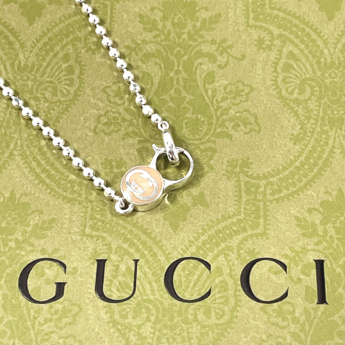 GUCCI Necklace Silver925 Silver GG logo Women Used