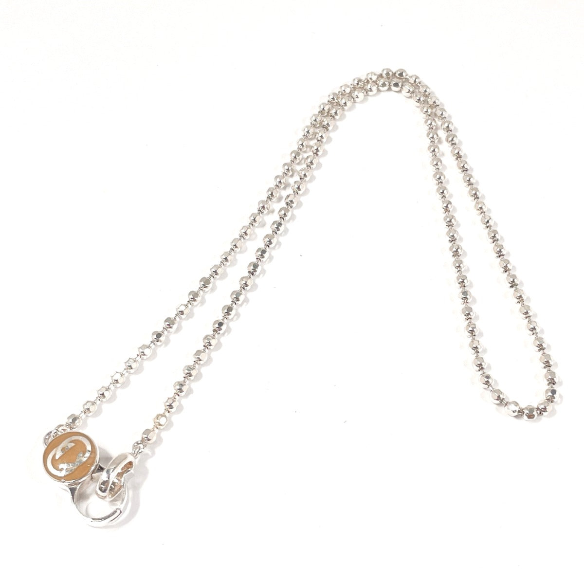 GUCCI Necklace Silver925 Silver GG logo Women Used