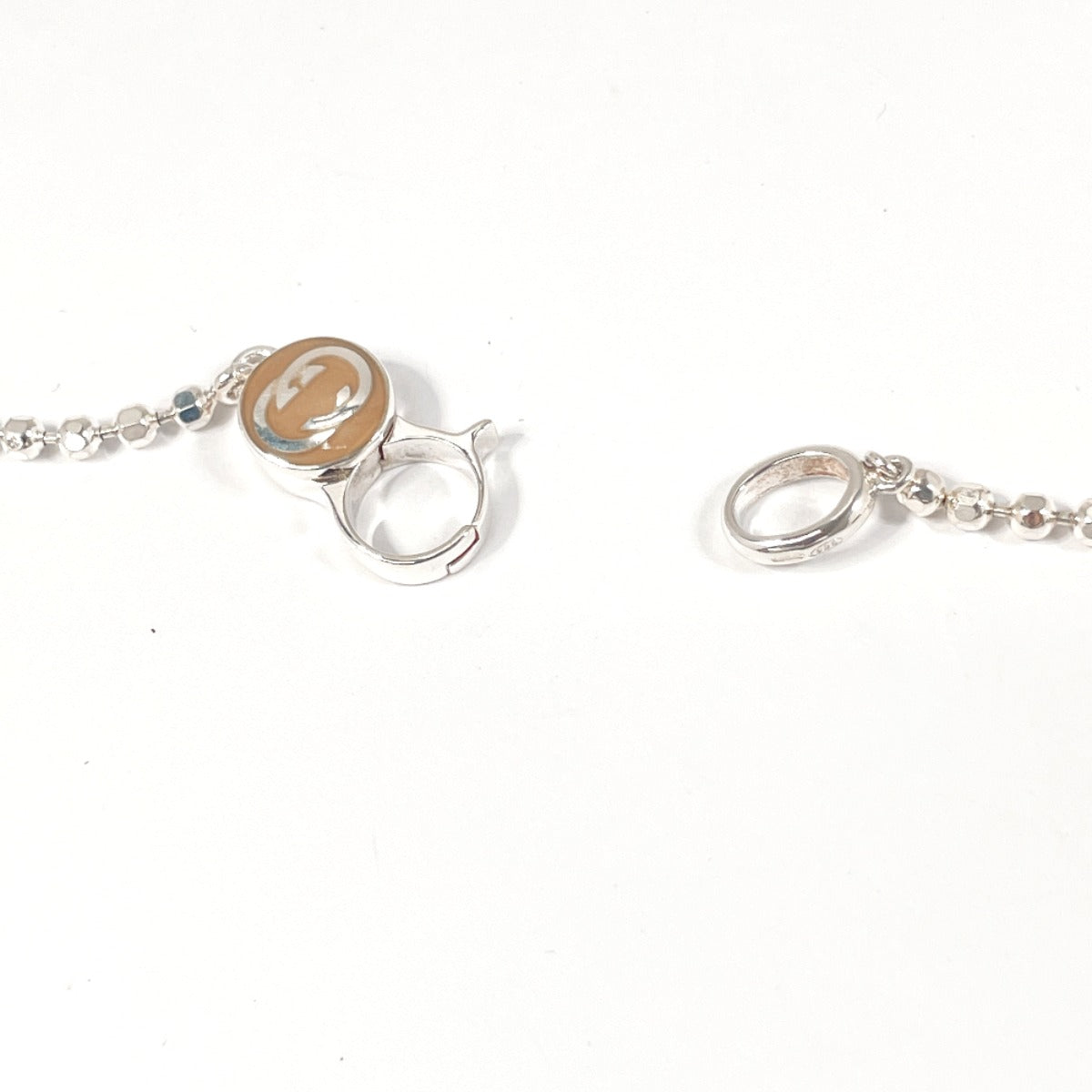 GUCCI Necklace Silver925 Silver GG logo Women Used