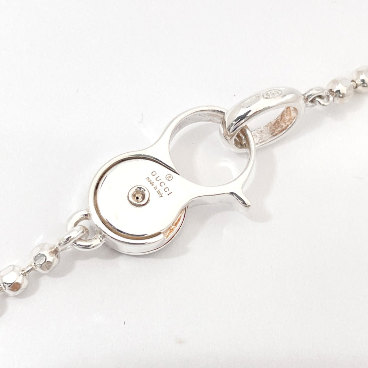 GUCCI Necklace Silver925 Silver GG logo Women Used
