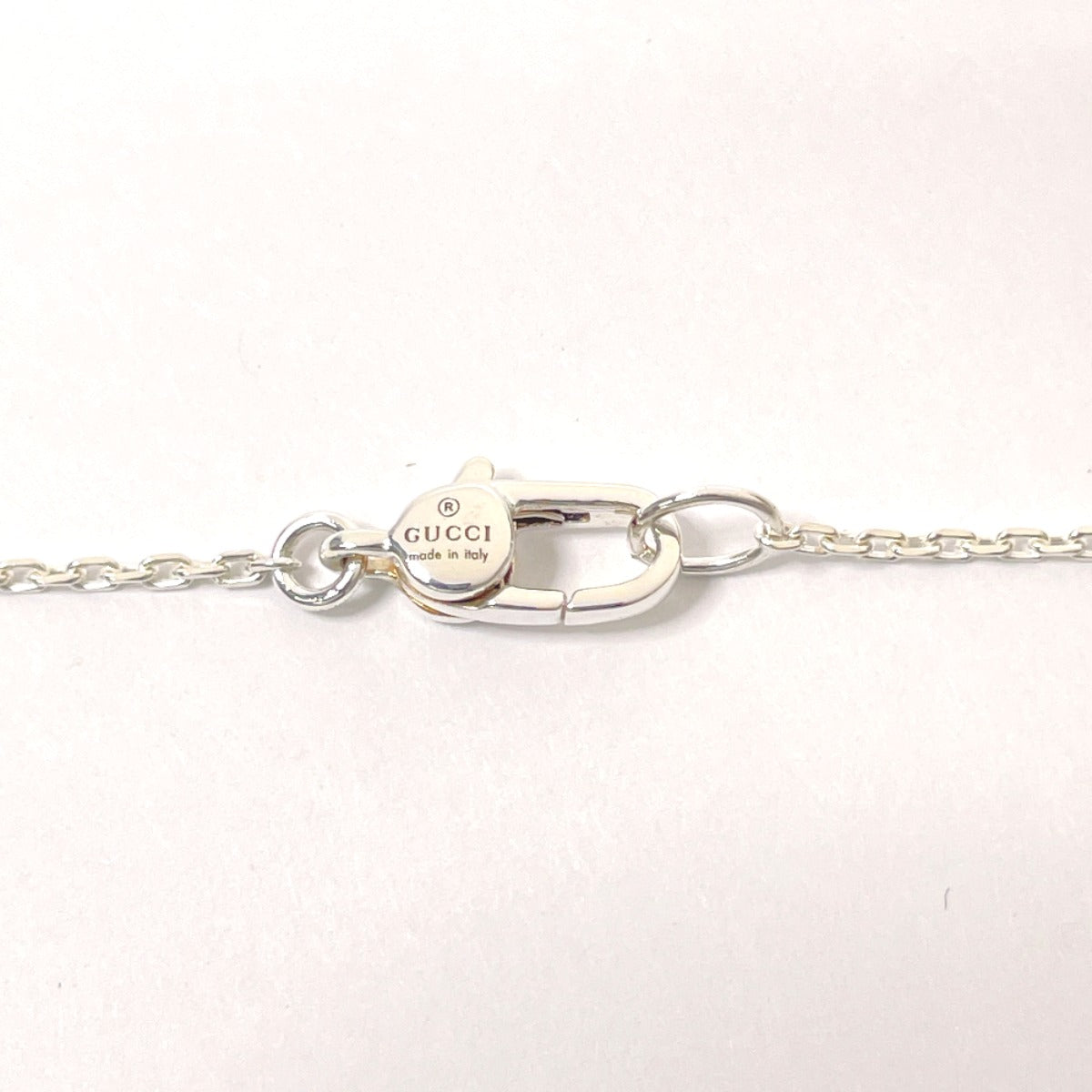 GUCCI Necklace Silver925 Silver Guccioli Oliver Pug Women Used
