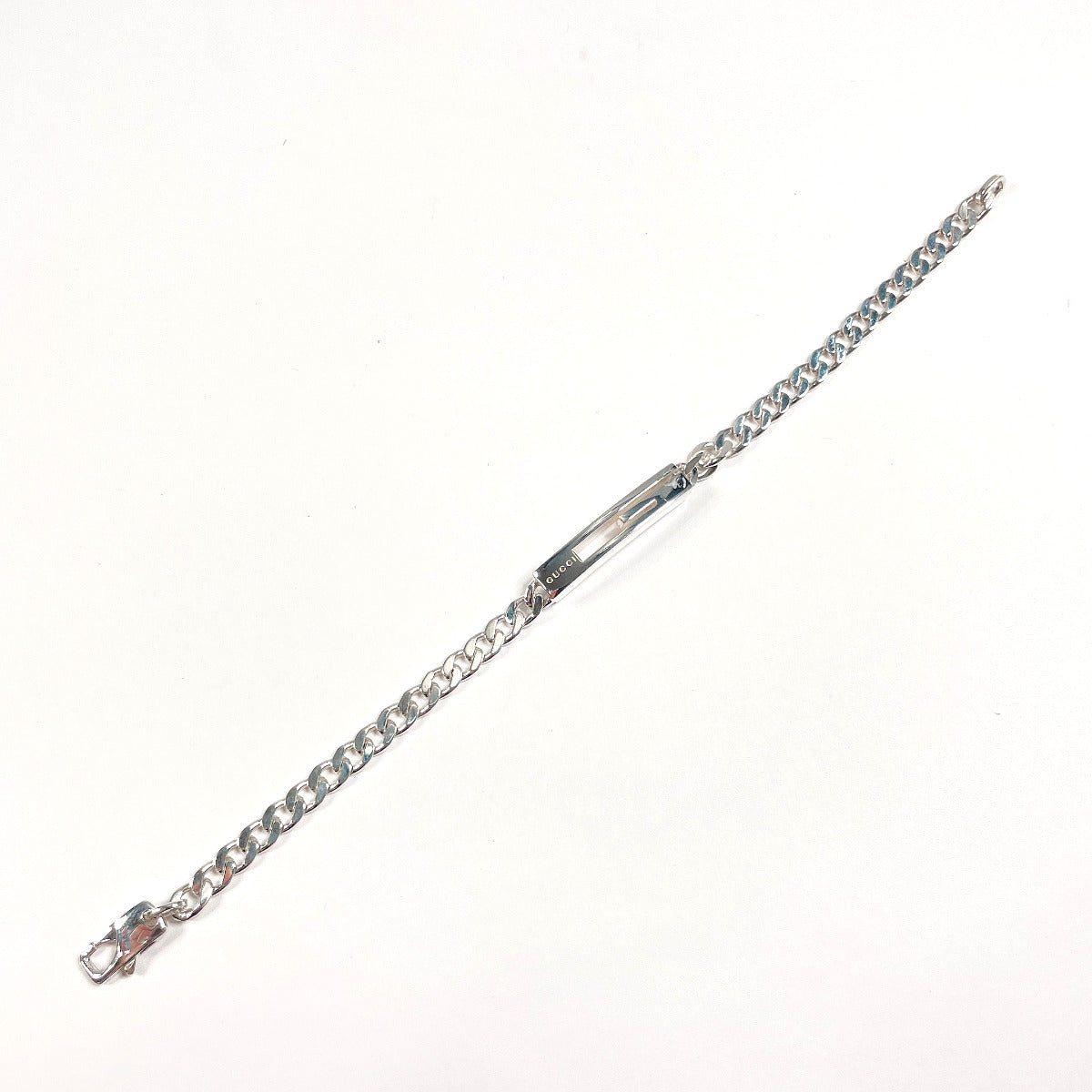 GUCCI bracelet Silver925 Silver Cutout G 16