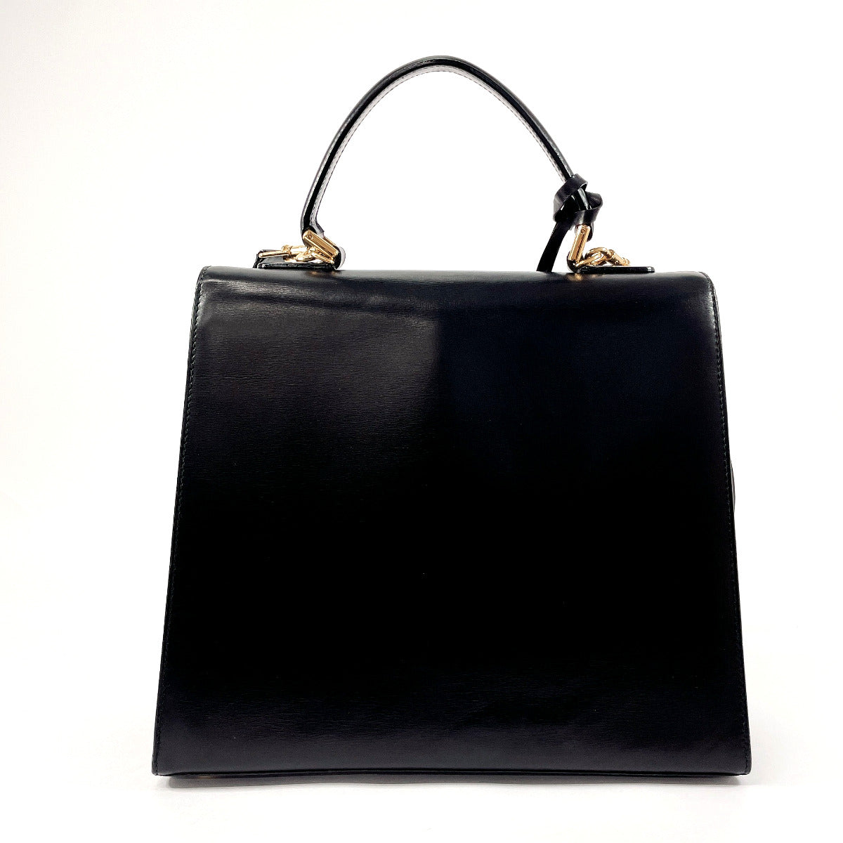 GUCCI Handbag 000/256/0192 leather black 2WAY Old Gucci