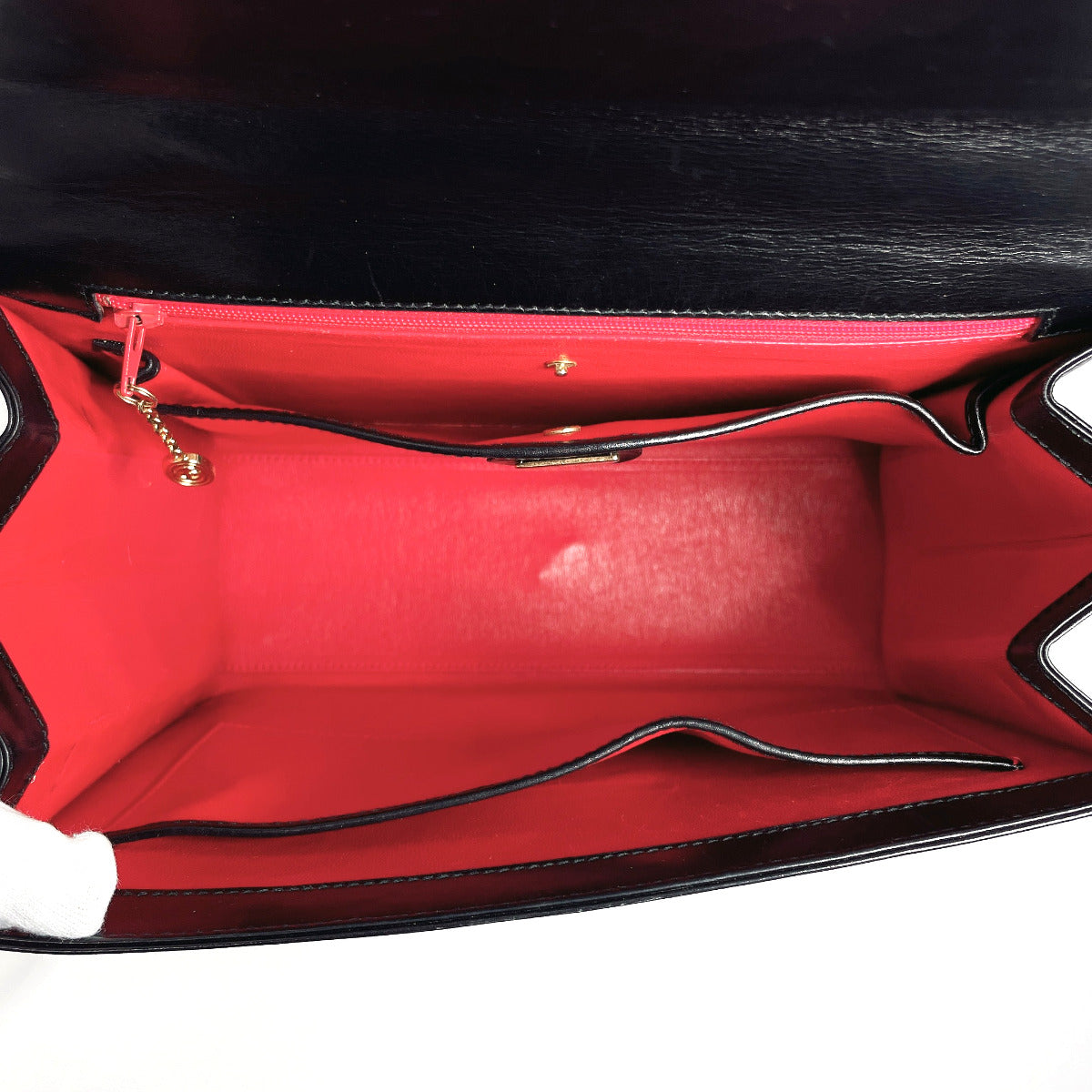 GUCCI Handbag 000/256/0192 leather black 2WAY Old Gucci