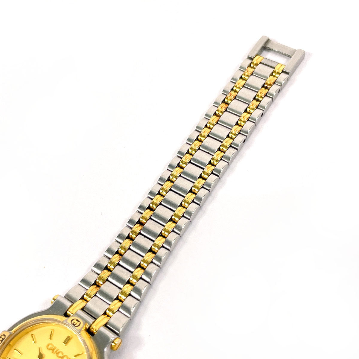 GUCCI Watches Quartz 9000L Stainless Steel , Gold Plated Silver gold dial Women Used