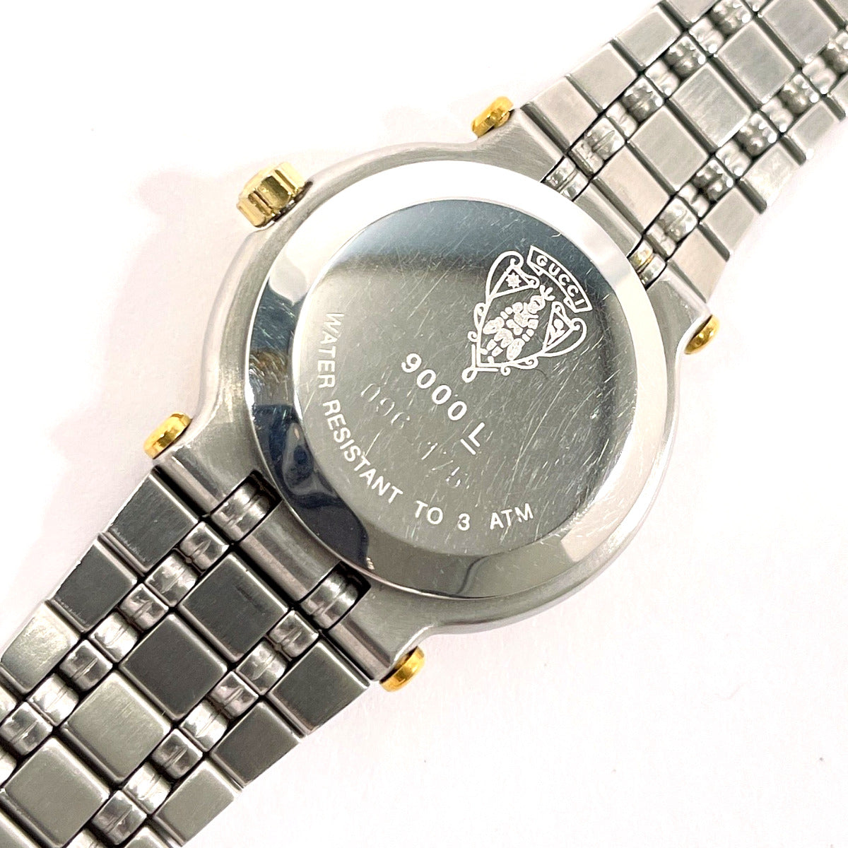 GUCCI Watches Quartz 9000L Stainless Steel , Gold Plated Silver gold dial Women Used