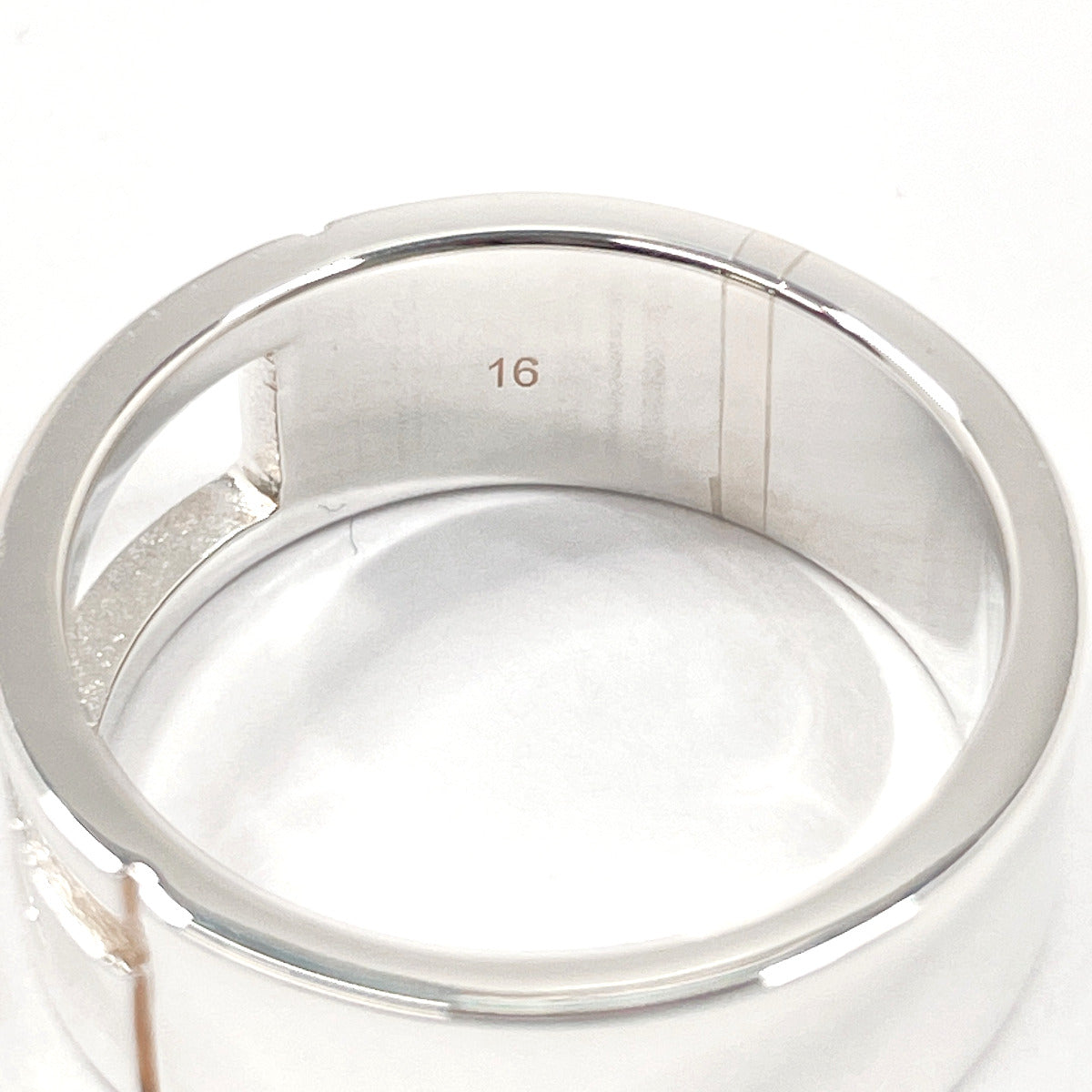 GUCCI Ring Silver925 Silver Branded Cutout G 16