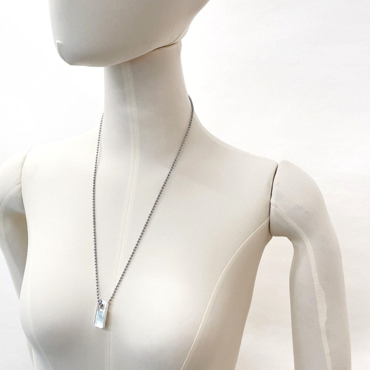 GUCCI Necklace Silver925 Silver Plate Pair