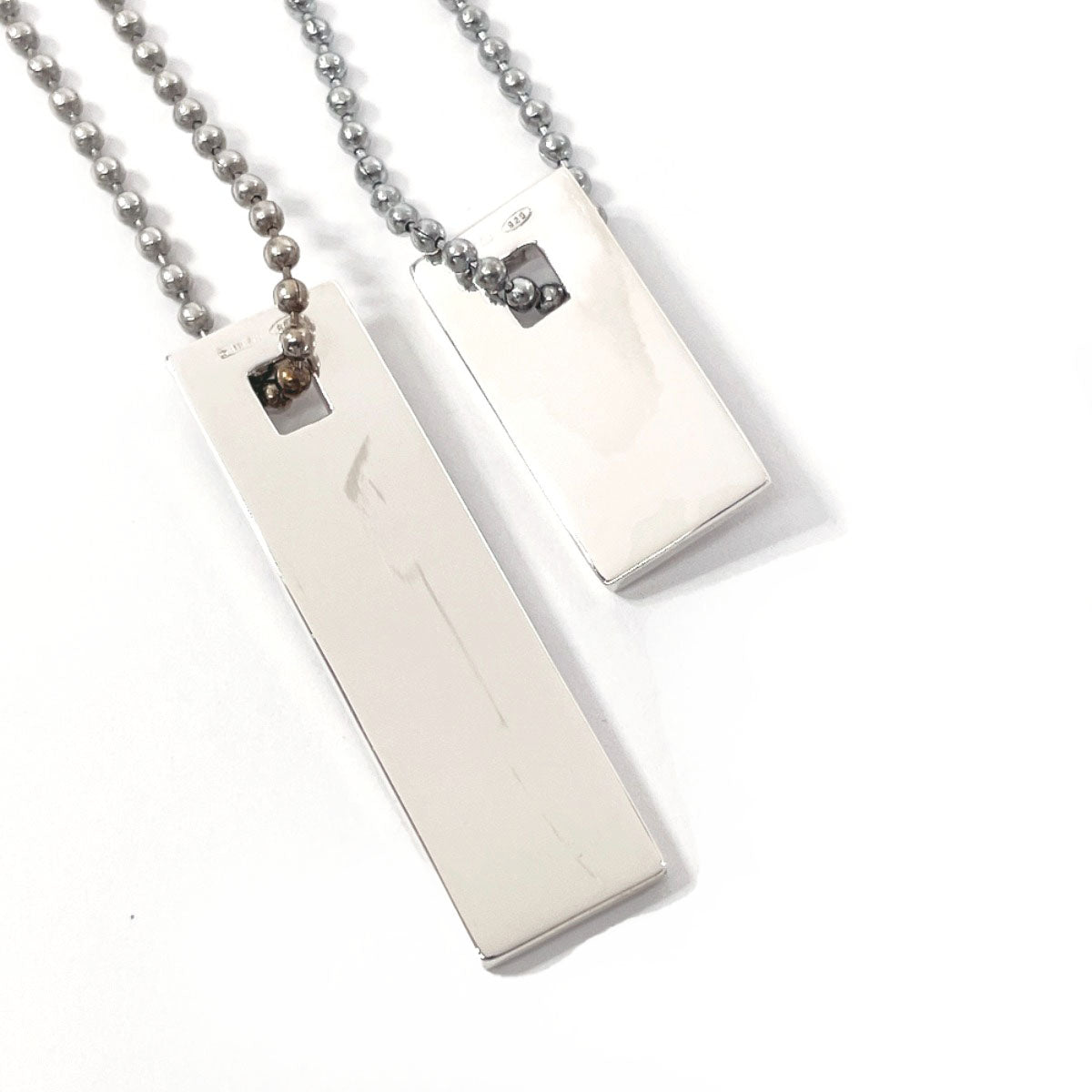 GUCCI Necklace Silver925 Silver Plate Pair