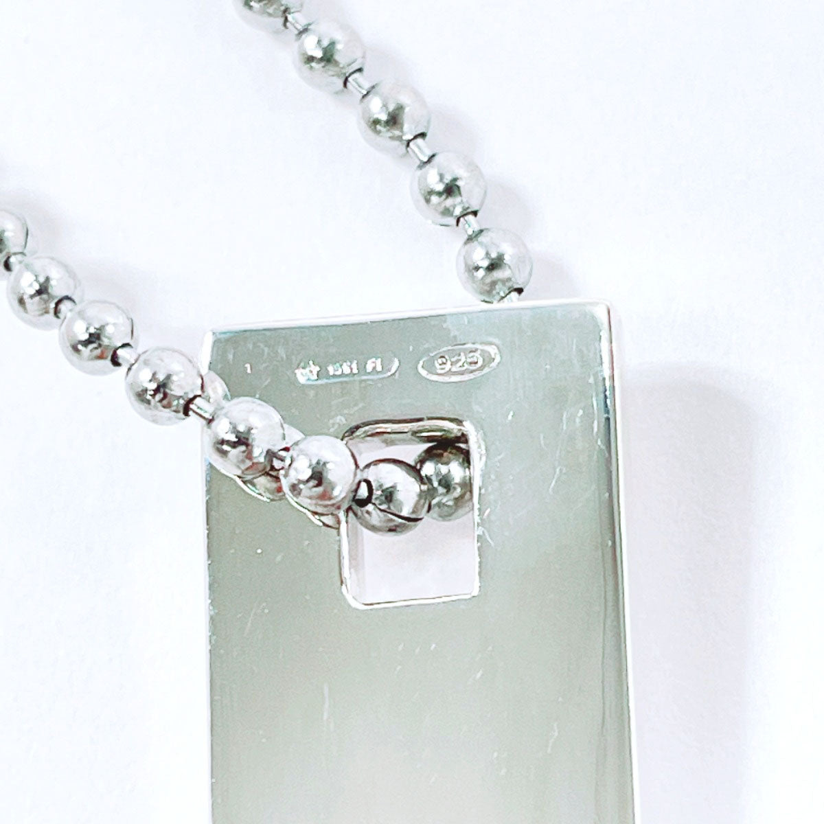 GUCCI Necklace Silver925 Silver Plate Pair