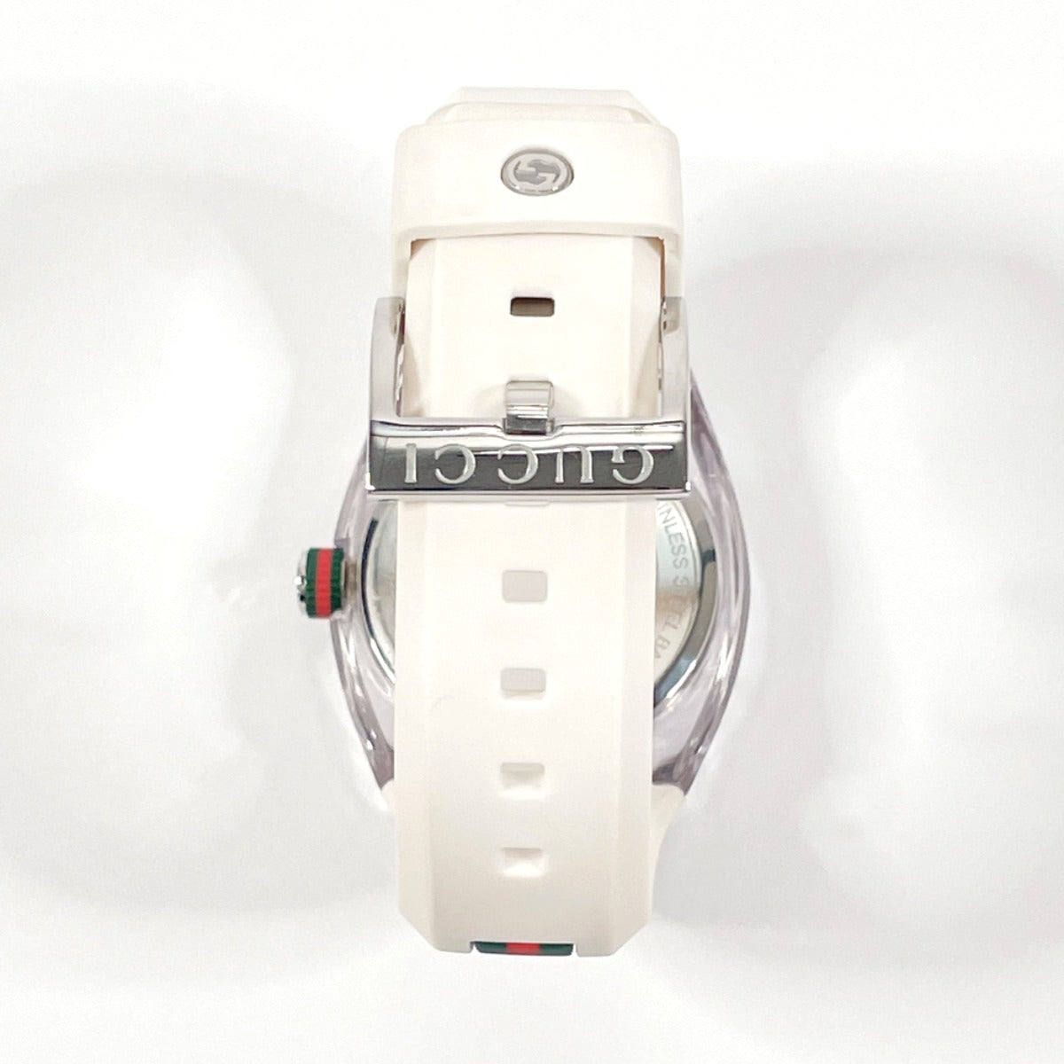 GUCCI Watches Quartz 137.3 Stainless Steel, Rubber Silver sink Silver dial Women Used