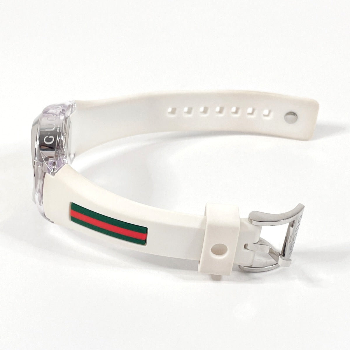 GUCCI Watches Quartz 137.3 Stainless Steel, Rubber Silver sink Silver dial Women Used