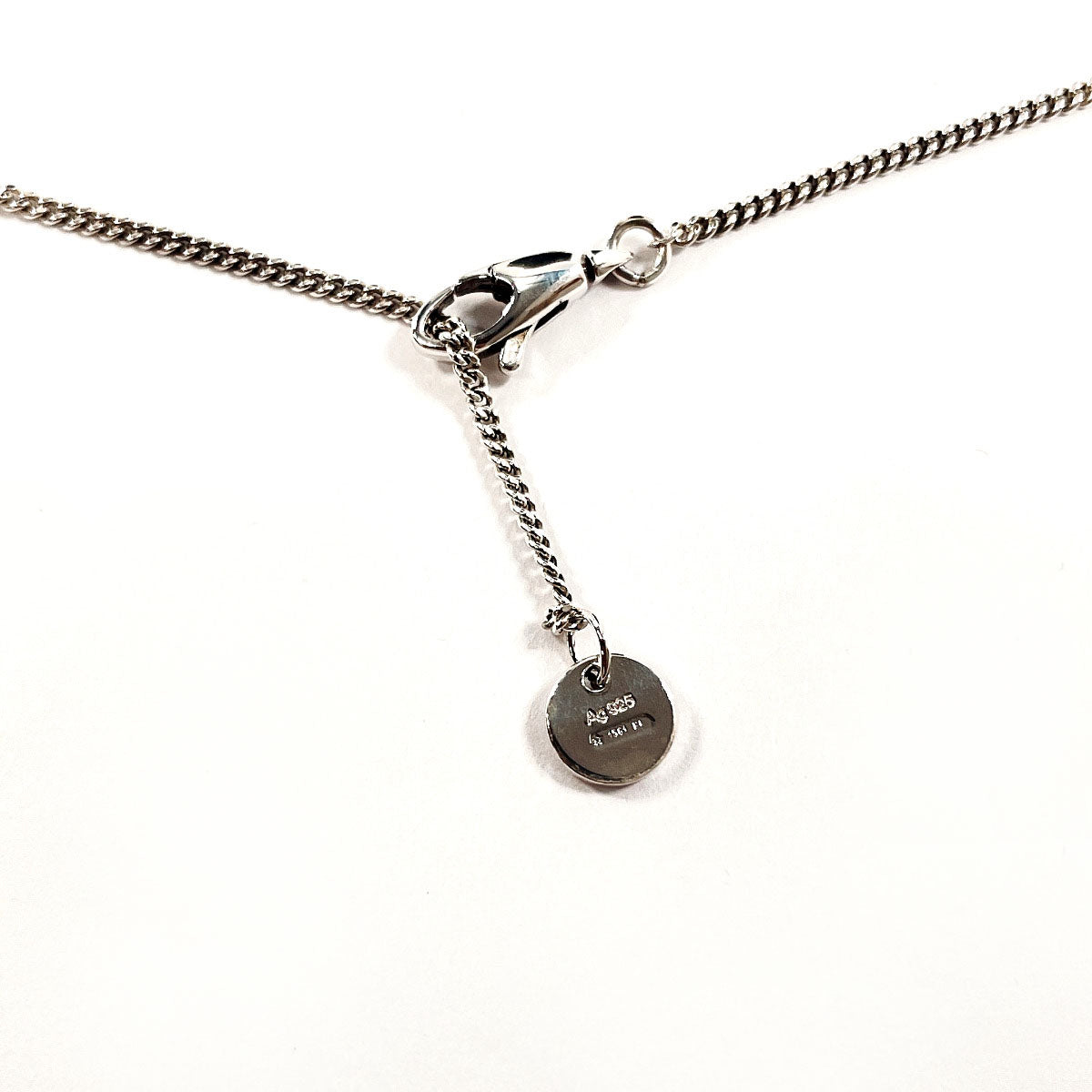 GUCCI Necklace Silver925 Silver Cross GG unisex Used