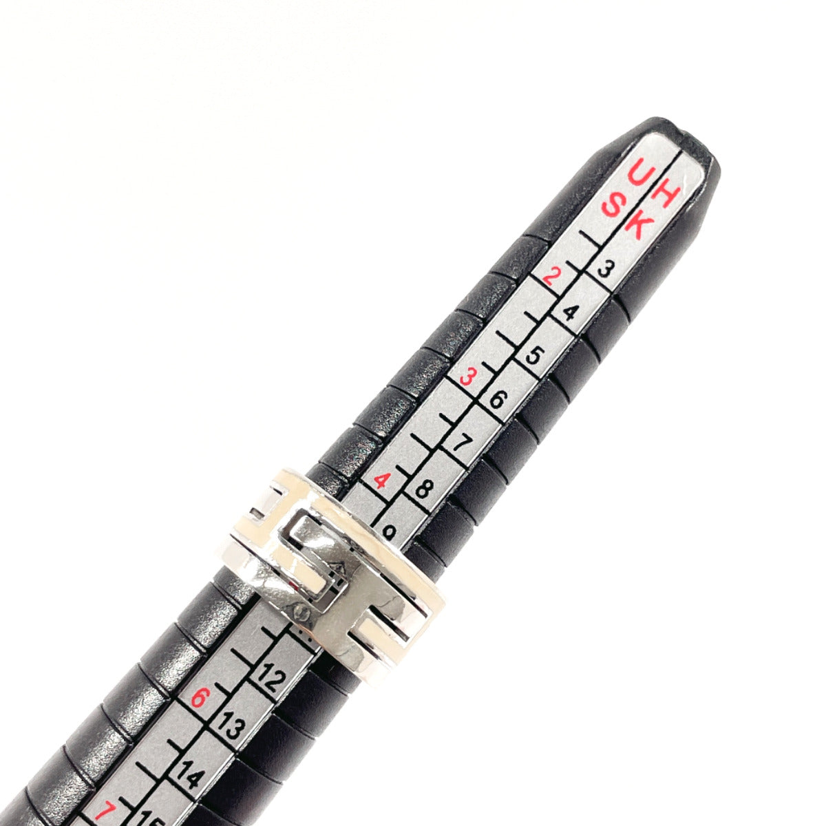 HERMES Ring Silver925 Silver Move ash Women 49 Used