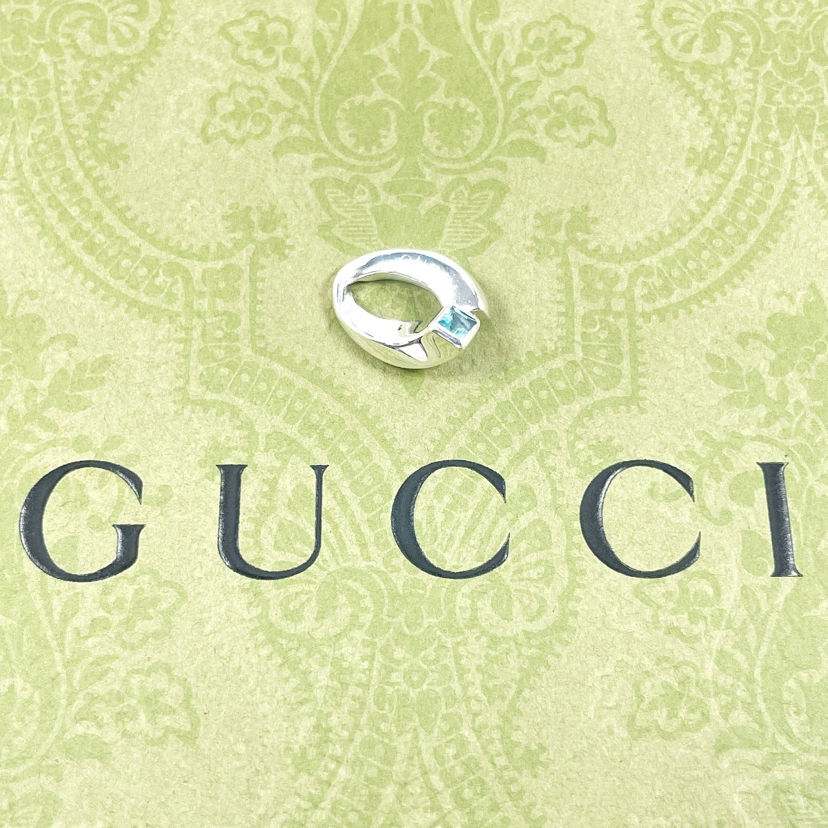 GUCCI Pendant top Silver925 , Blue Topaz Silver