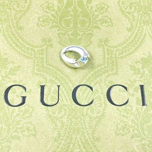GUCCI Pendant top Silver925 , Blue Topaz Silver