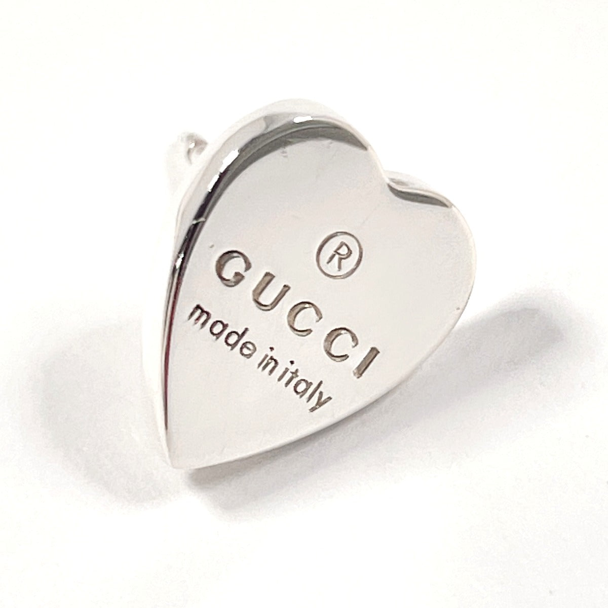GUCCI Pierce 223990 J8400 8106 Silver925 Silver Trademark heart shape Women Used