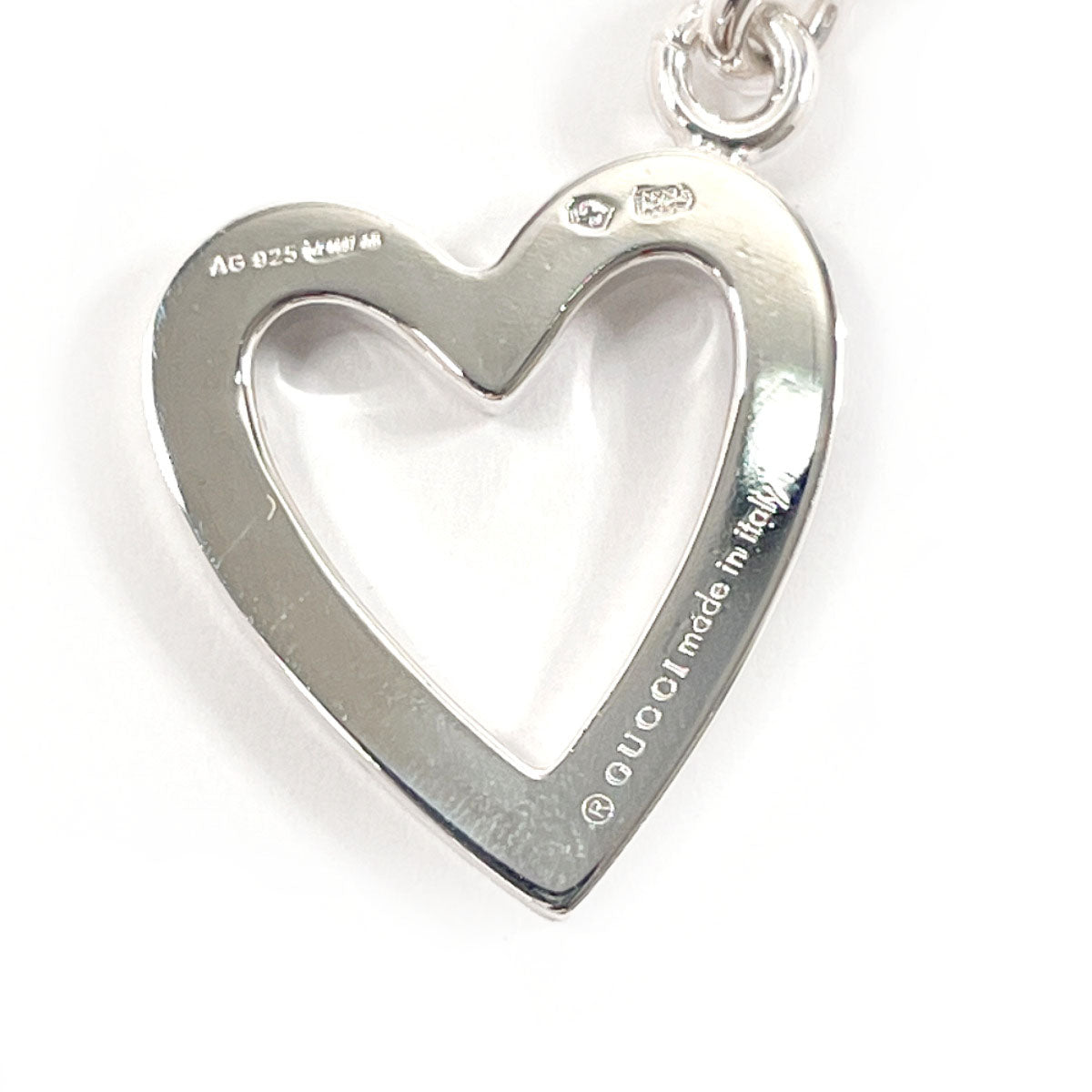 GUCCI bracelet Silver925 Silver heart Ball chain